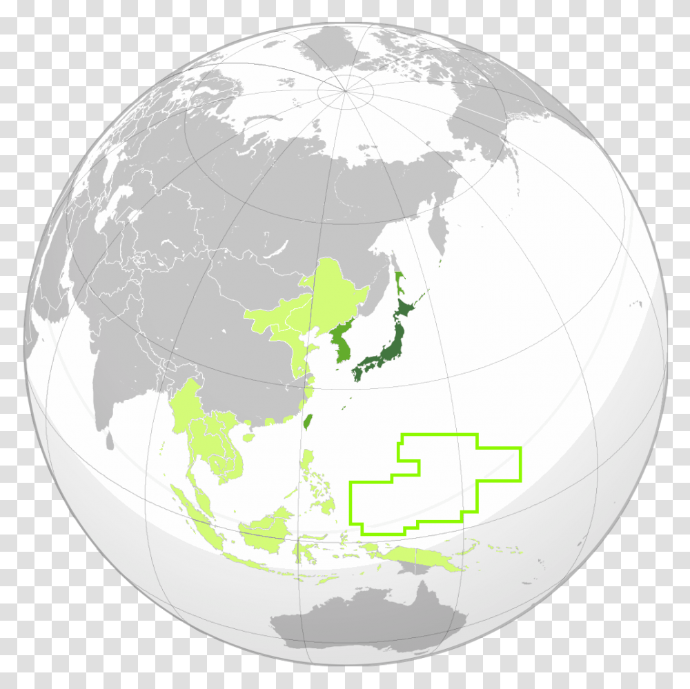 Greater Japanese Empire East Asia Co Prosperity Sphere, Outer Space, Astronomy, Universe, Planet Transparent Png