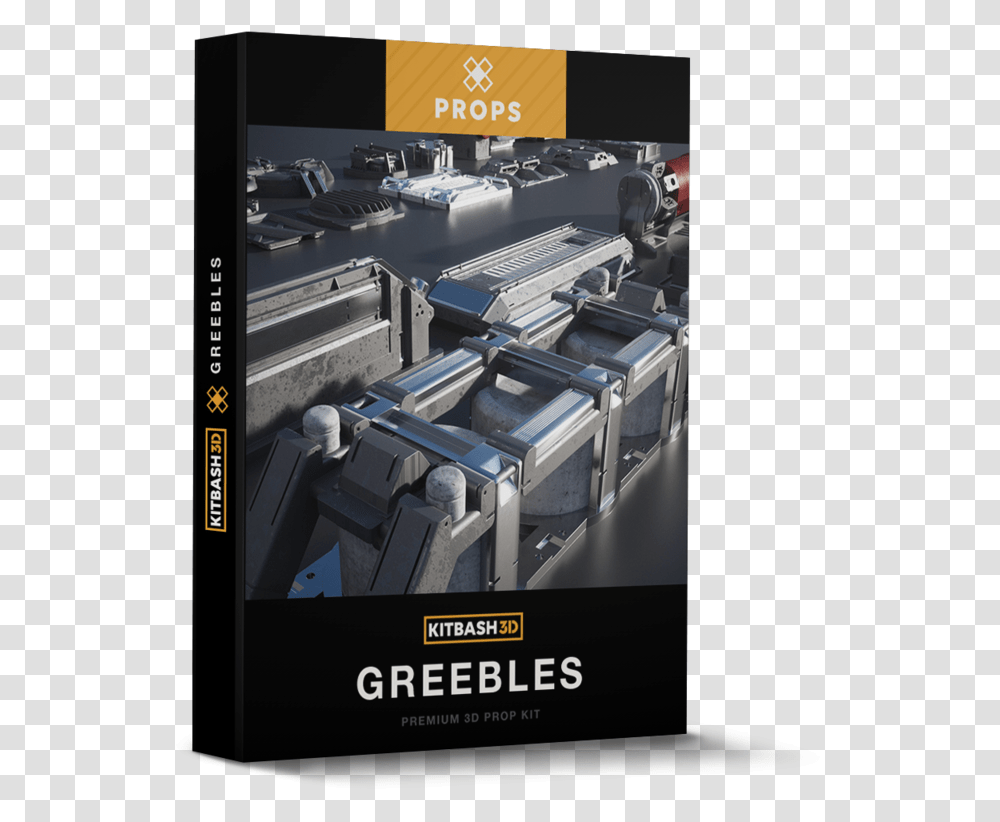 GreeblesSrcset Data Kitbash 3d Cyber Streets, Building, Outdoors, Machine, Neighborhood Transparent Png