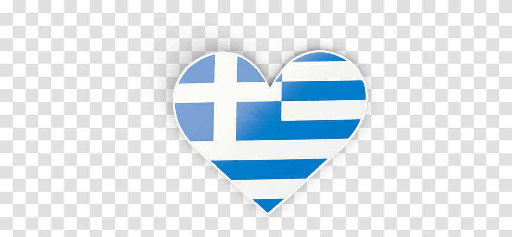 Greece Flag Heart, Plectrum Transparent Png