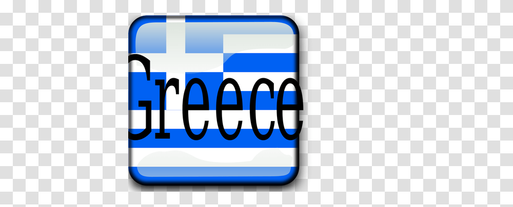 Greece Flag With Writing Vector Illustration, Label, Number Transparent Png