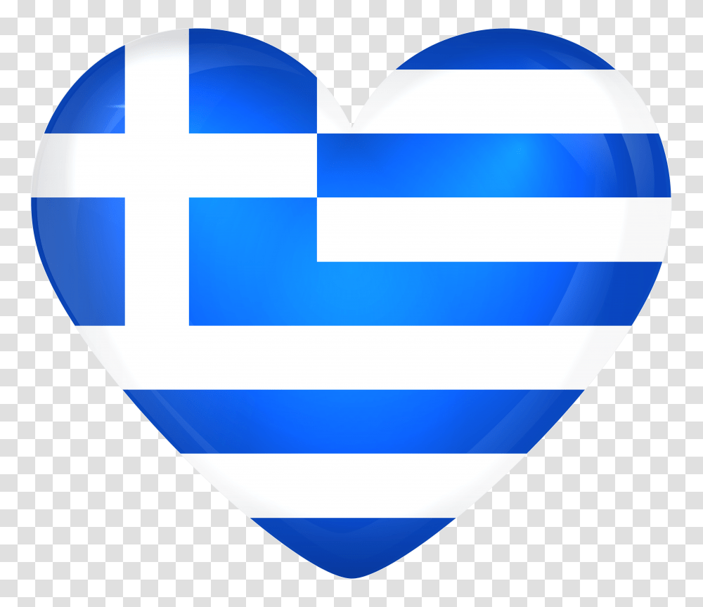 Greece Large Heart, Logo, Balloon Transparent Png