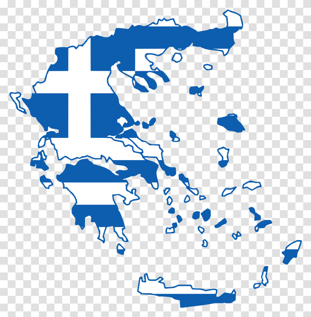 Greece Map And Flag, Silhouette, Outdoors, Paper, Poster Transparent Png
