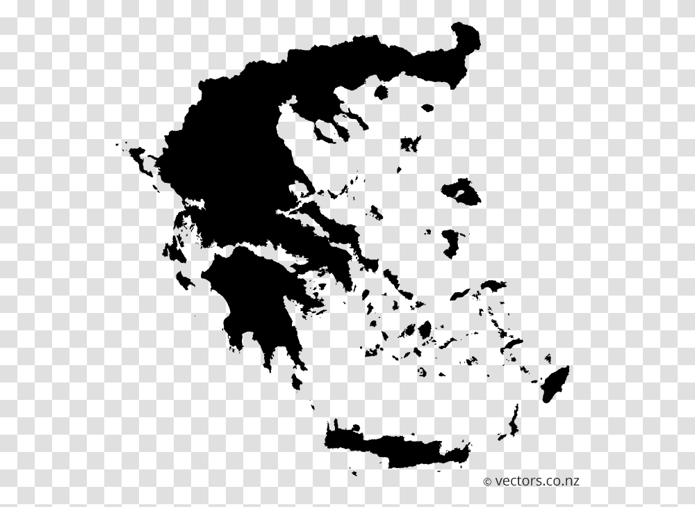 Greece Map, Gray, World Of Warcraft Transparent Png