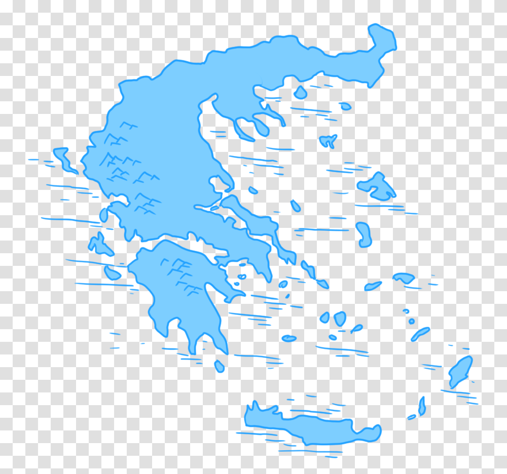Greece Map Vector, Plot, Diagram, Water, Atlas Transparent Png