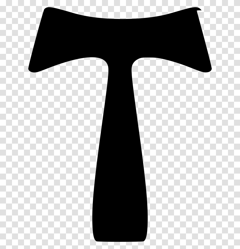 Greek Alphabet T Letter Cruz En Forma De T, Axe, Tool, Hammer Transparent Png