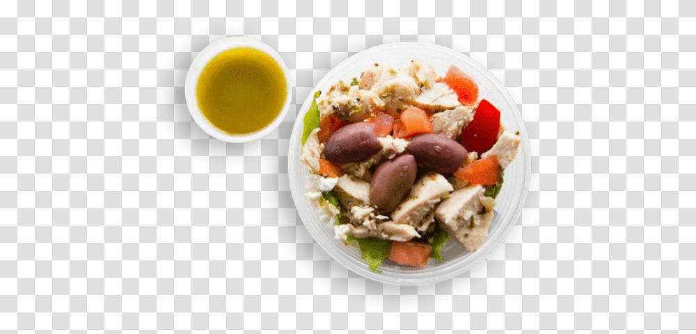 Greek Chicken Salad Shaker Bowl, Plant, Meal, Food, Dish Transparent Png