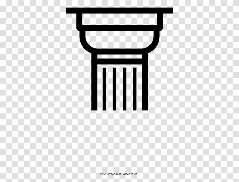 Greek Column Coloring Page, Gray, World Of Warcraft Transparent Png