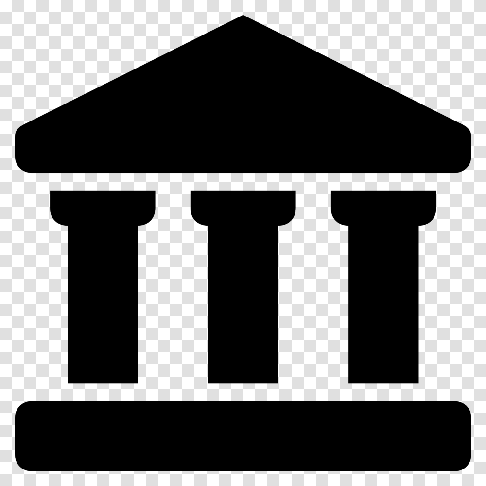 Greek Columns Clipart Bank Symbol, Gray, World Of Warcraft Transparent Png