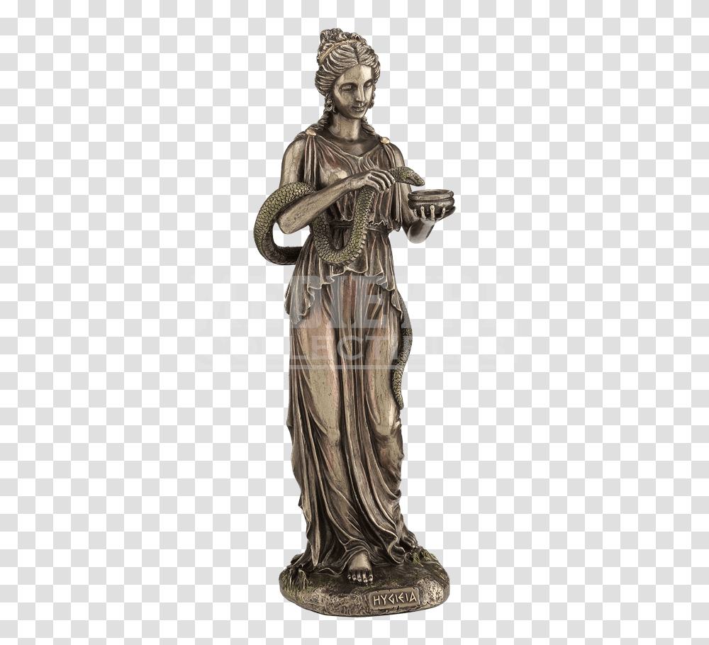 Greek Goddess Hygieia Statue, Sculpture, Figurine, Person Transparent Png