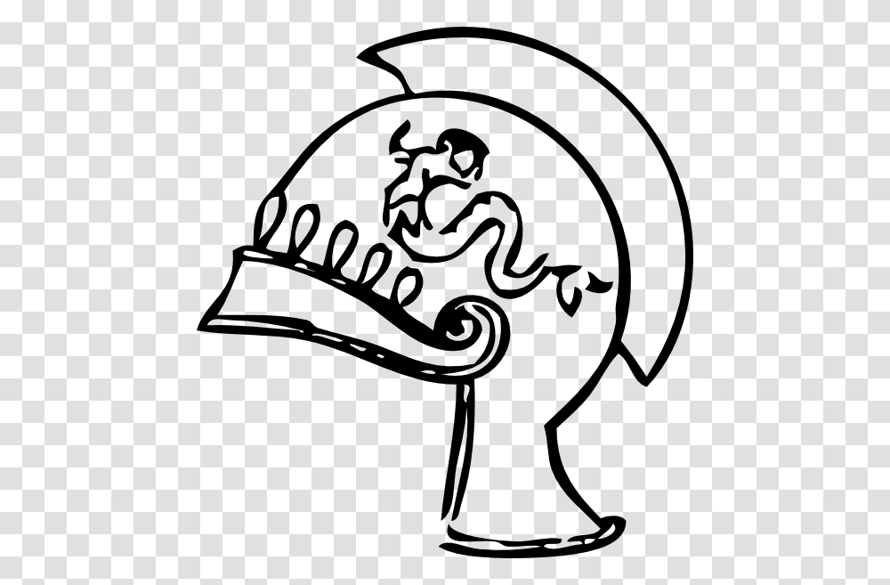 Greek Helmet Clip Art For Web, Word, Stencil Transparent Png