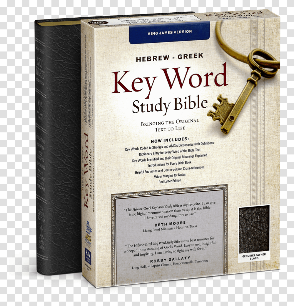 Greek Key Keyword Study Bible Kjv, Label, Book, Flare Transparent Png