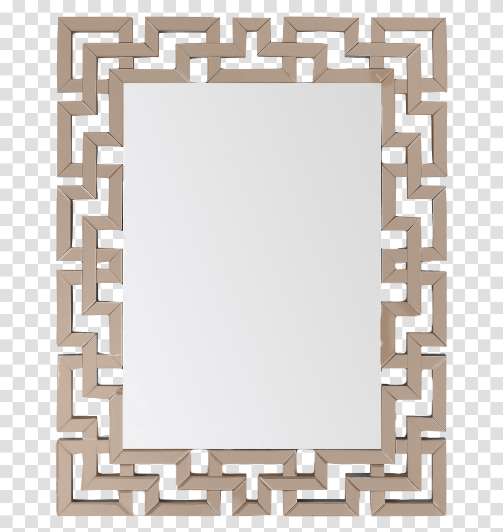 Greek Key Rectangular Mirror Frame Rectangle, Rug Transparent Png
