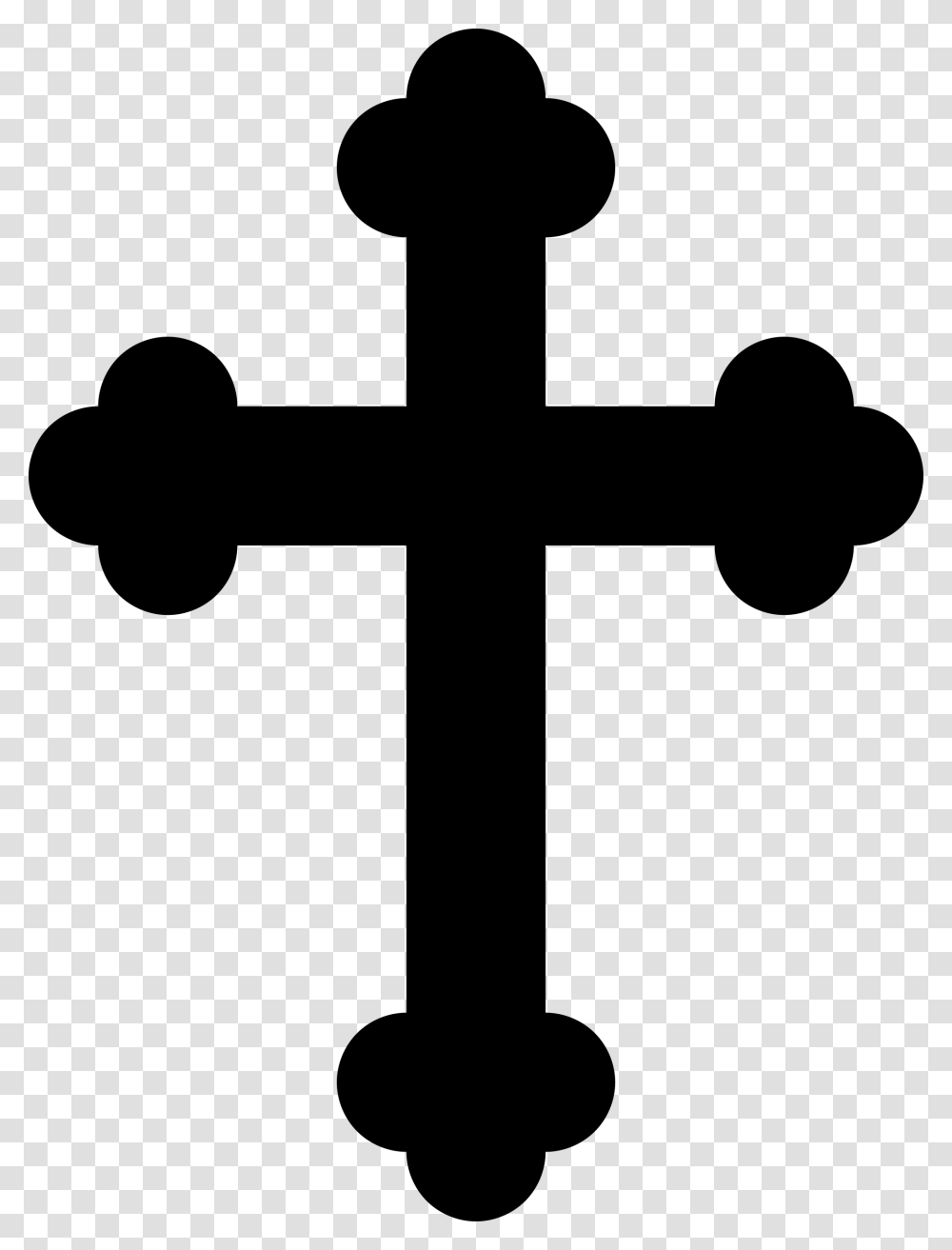 Greek Orthodox Cross Clipart Svg Free Cross Clipart Orthodox Cross, Gray, World Of Warcraft Transparent Png