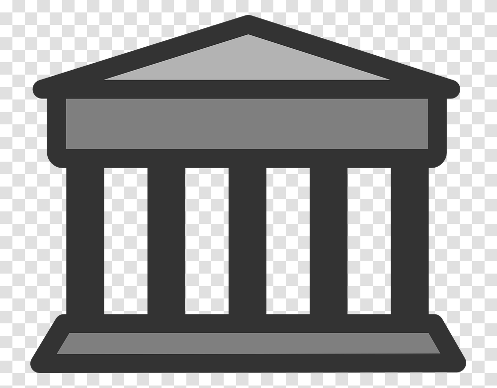 Greek Parthenon Temple Icon Symbol 5 Pillars Of Psychology, Mailbox, Building, Prison Transparent Png