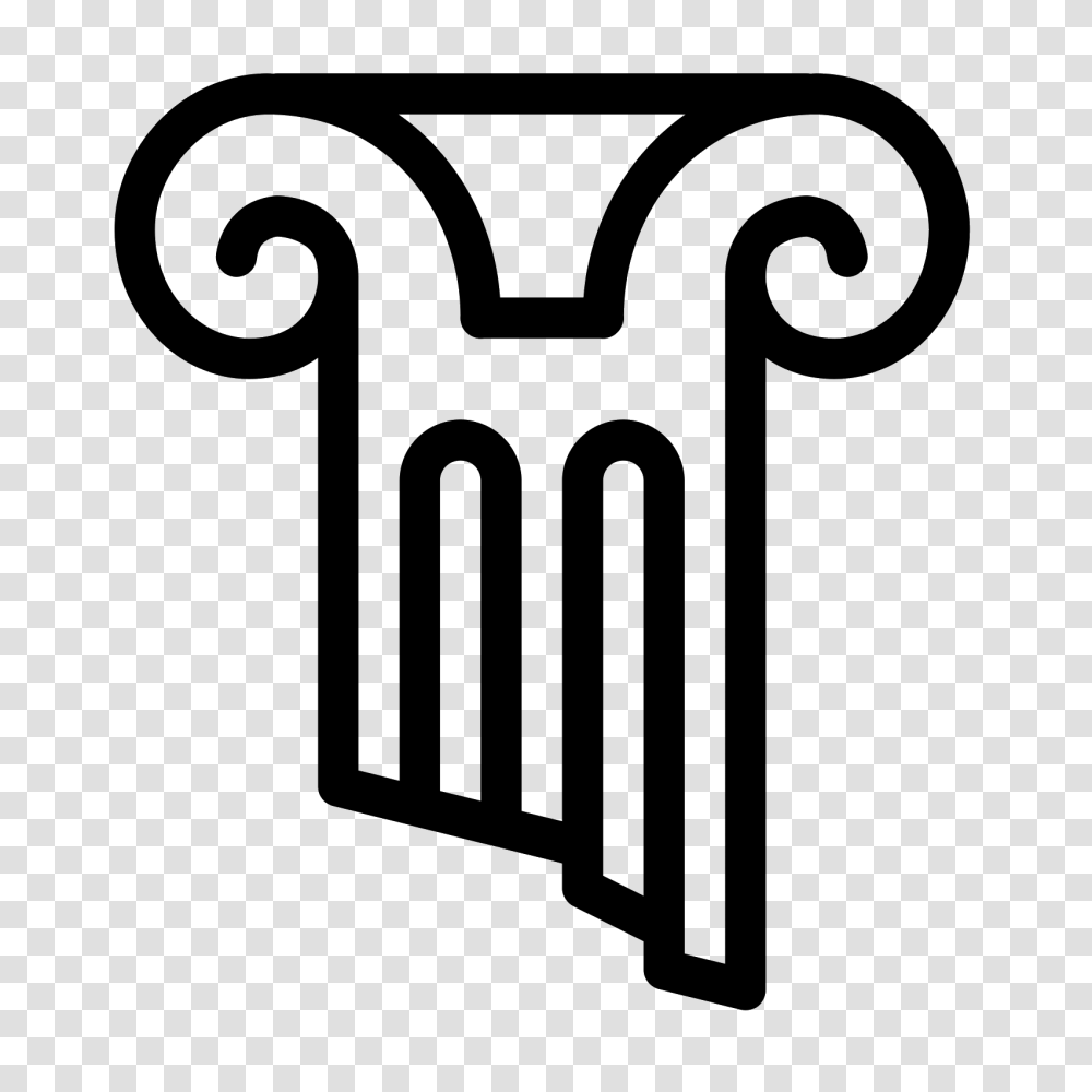 Greek Pillar Capital Icon, Gray, World Of Warcraft Transparent Png