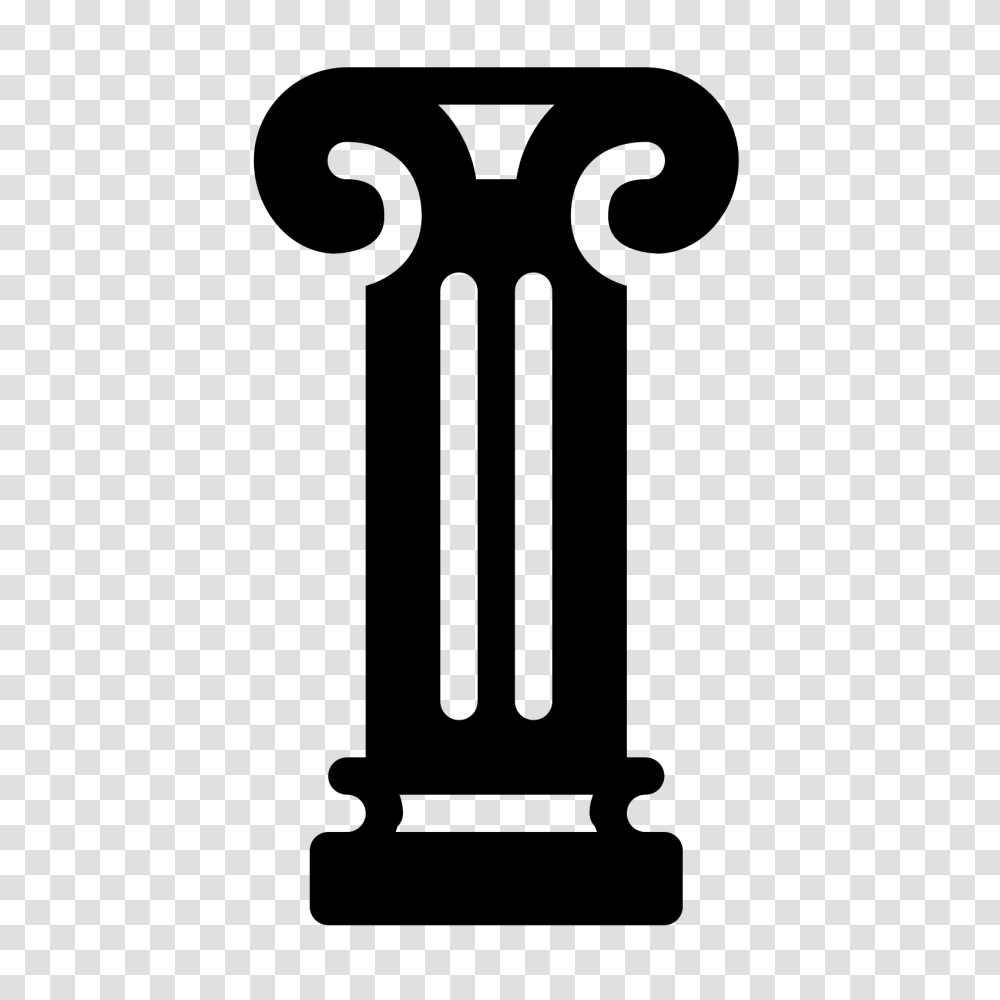 Greek Pillar Filled Icon, Gray, World Of Warcraft Transparent Png