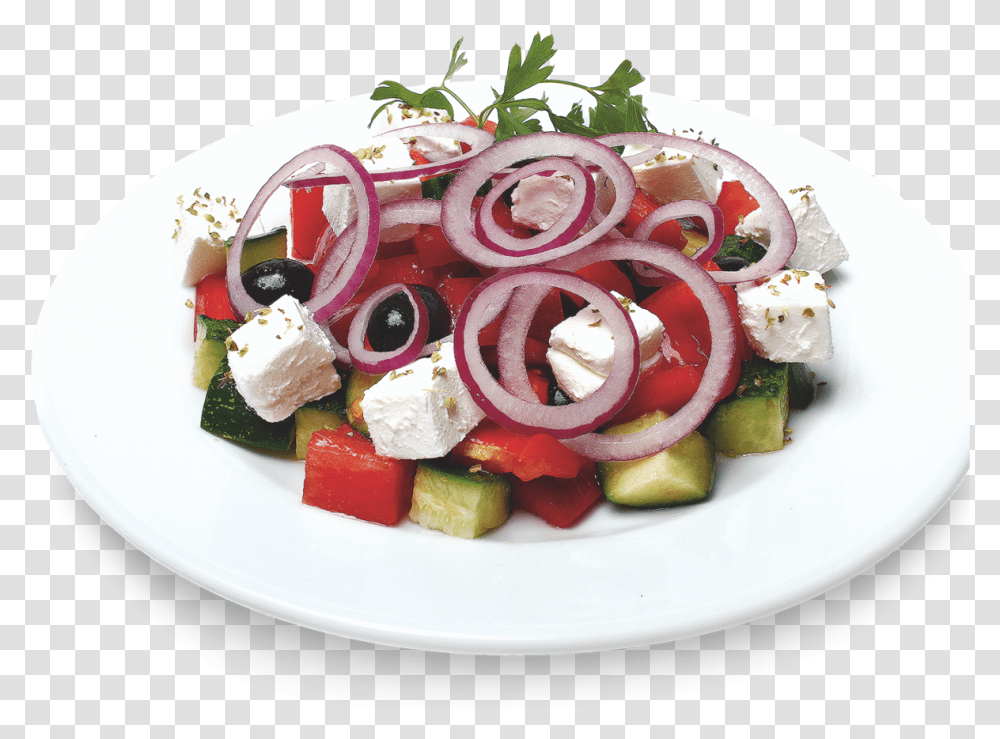 Greek Salad Download Greek Salad, Dish, Meal, Food, Plant Transparent Png