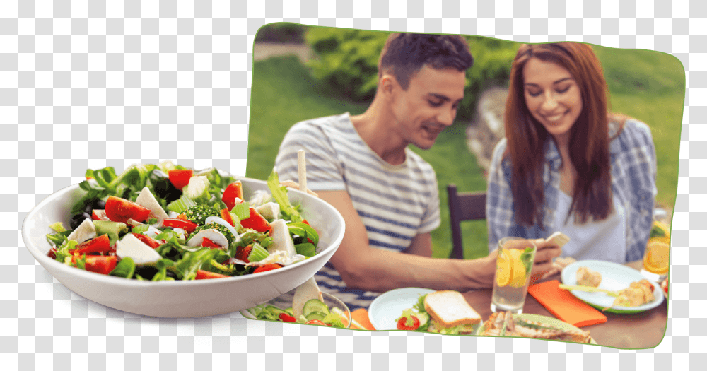 Greek Salad, Person, Plant, Food, Produce Transparent Png