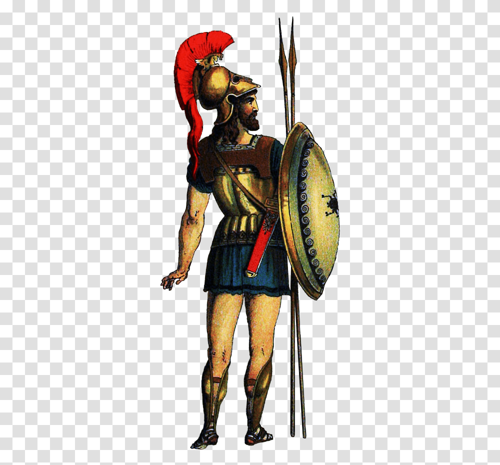 Greek Soldier Web Soldier Ancient Greek, Armor, Person, Human, Shield Transparent Png