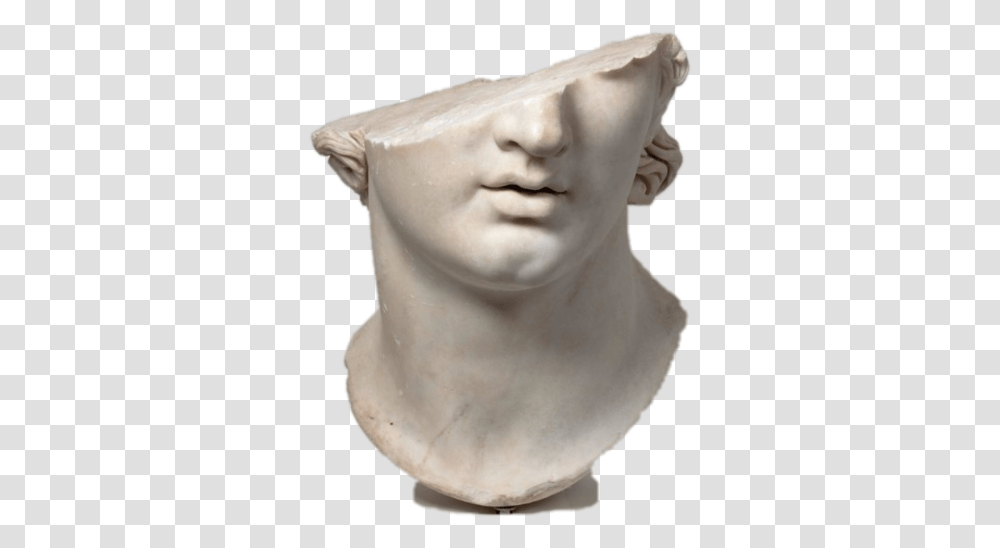 Greek Statue, Head, Sculpture, Person Transparent Png