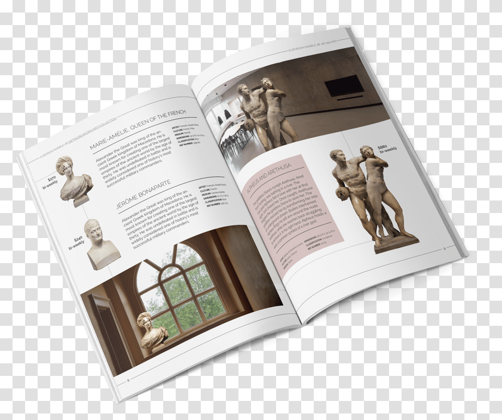 Greek Statues, Book, Flyer, Poster, Paper Transparent Png