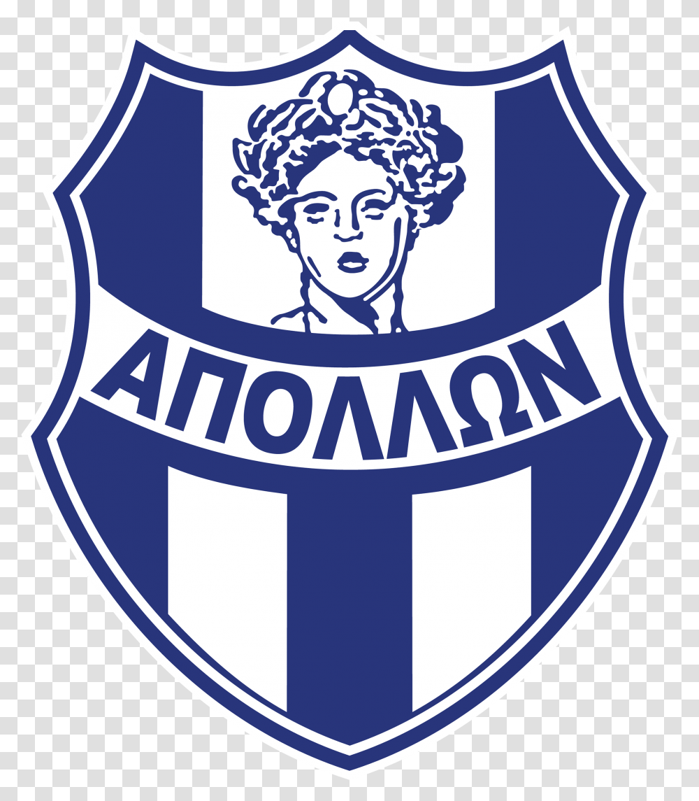 Greek Super League Football Logos Apollon Smyrnis, Symbol, Trademark, Badge, Armor Transparent Png