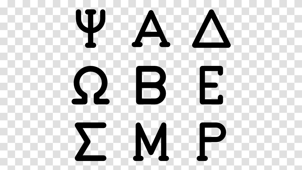 Greek Symbols Greek Alphabet Icon, Gray, World Of Warcraft Transparent Png