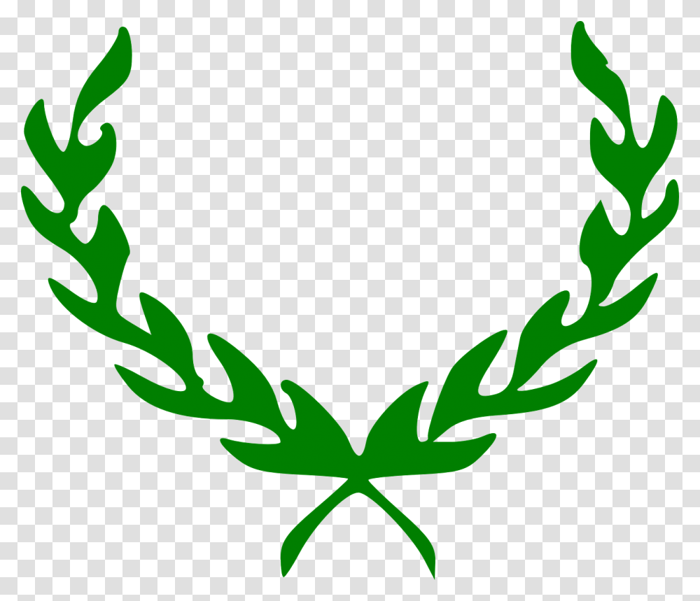 Greek Wreath, Plant, Green, Stencil, Leaf Transparent Png