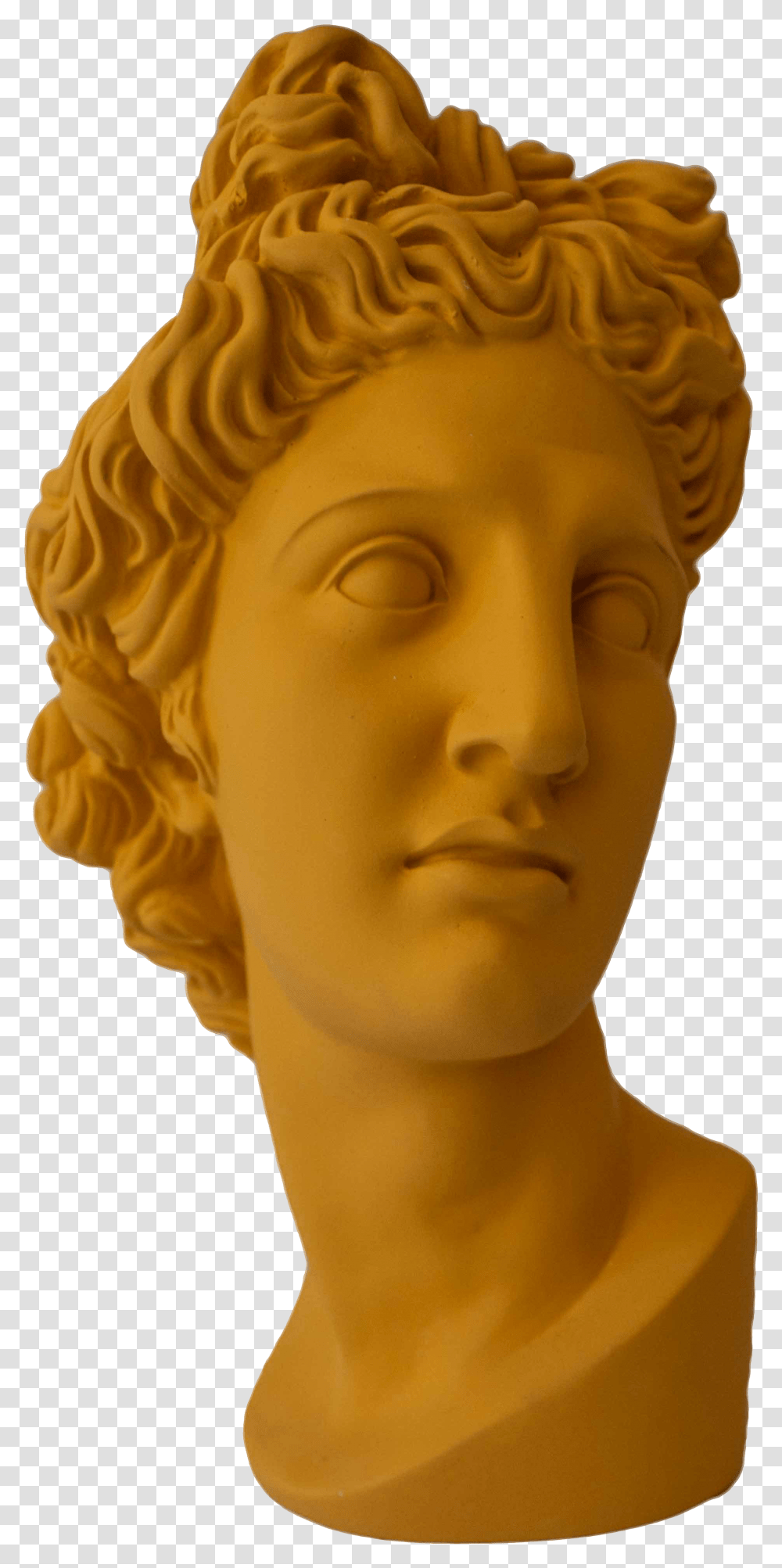 Greek Yellow Head Vase For Sale Bust, Sculpture, Figurine, Statue Transparent Png
