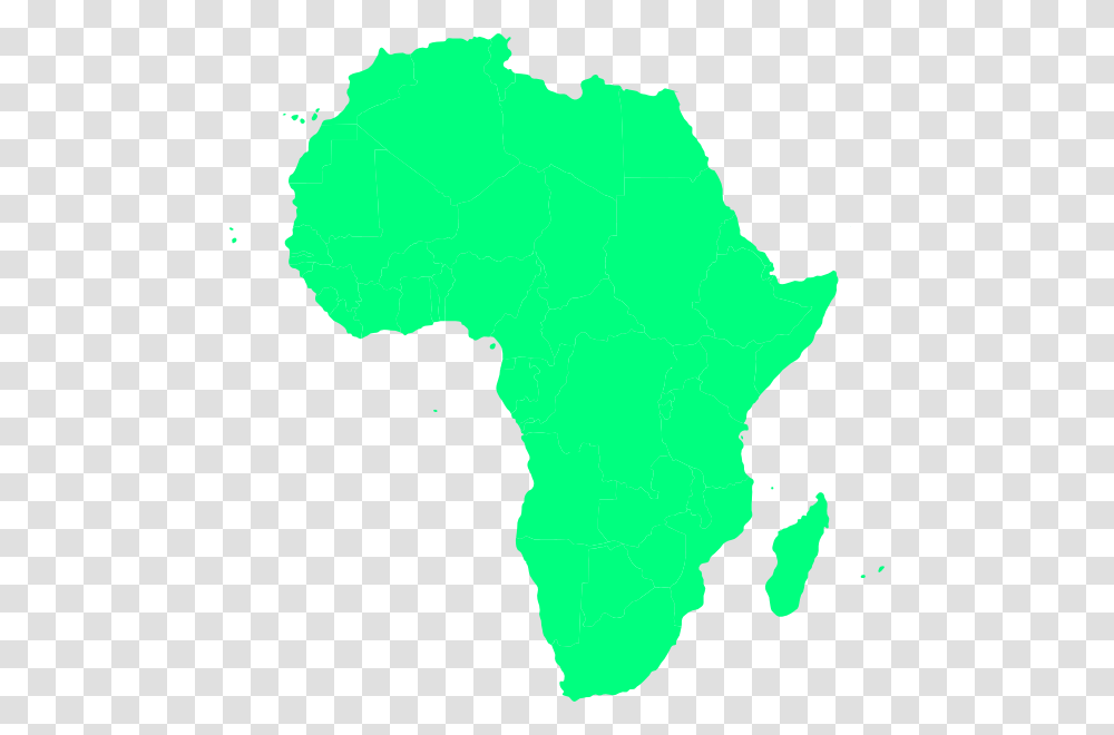 Green Africa Clip Art, Plot, Map, Diagram, Atlas Transparent Png
