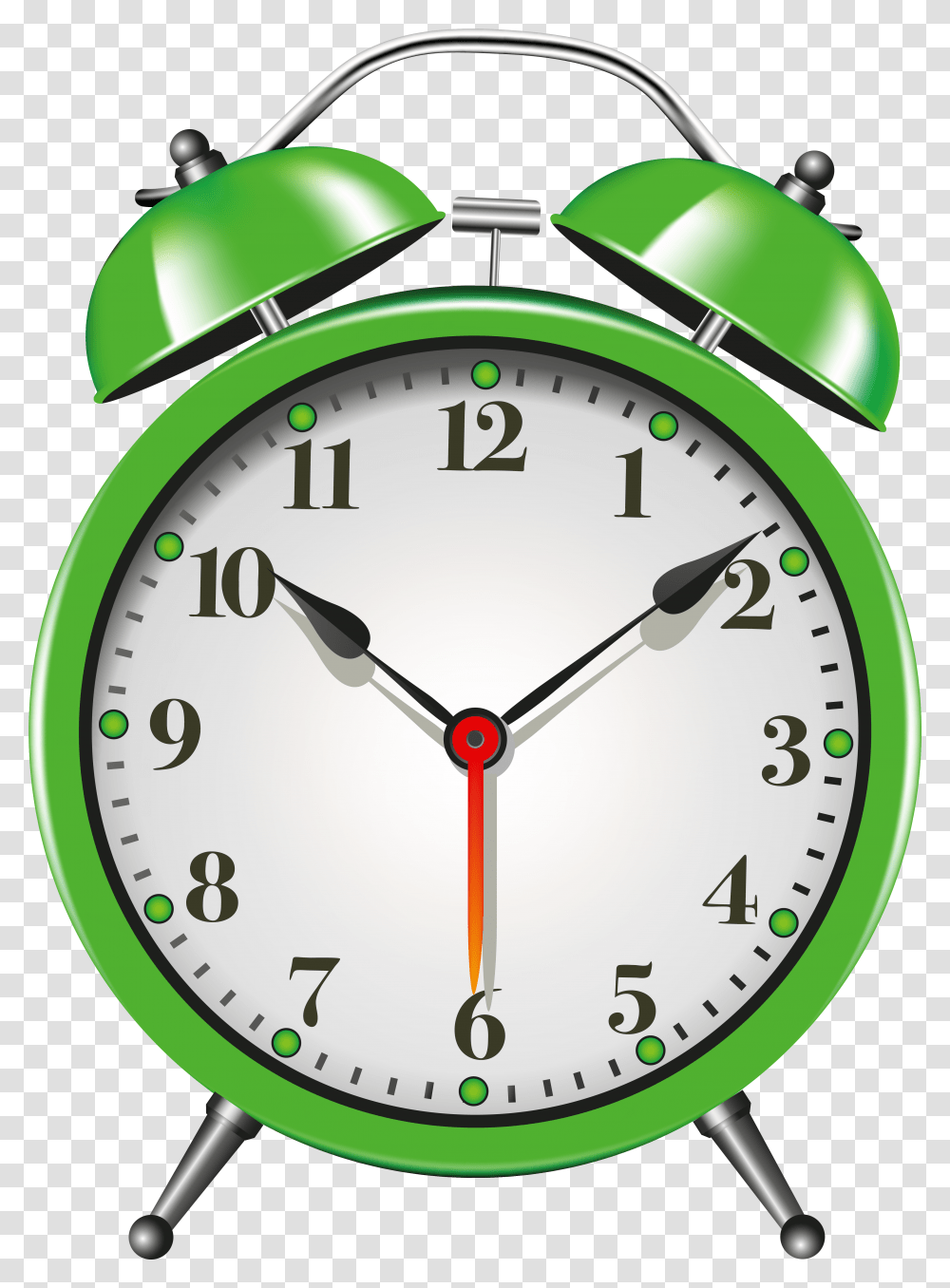 Green Alarm Clock Clip Art Different Types Of Watches And Clocks Transparent Png