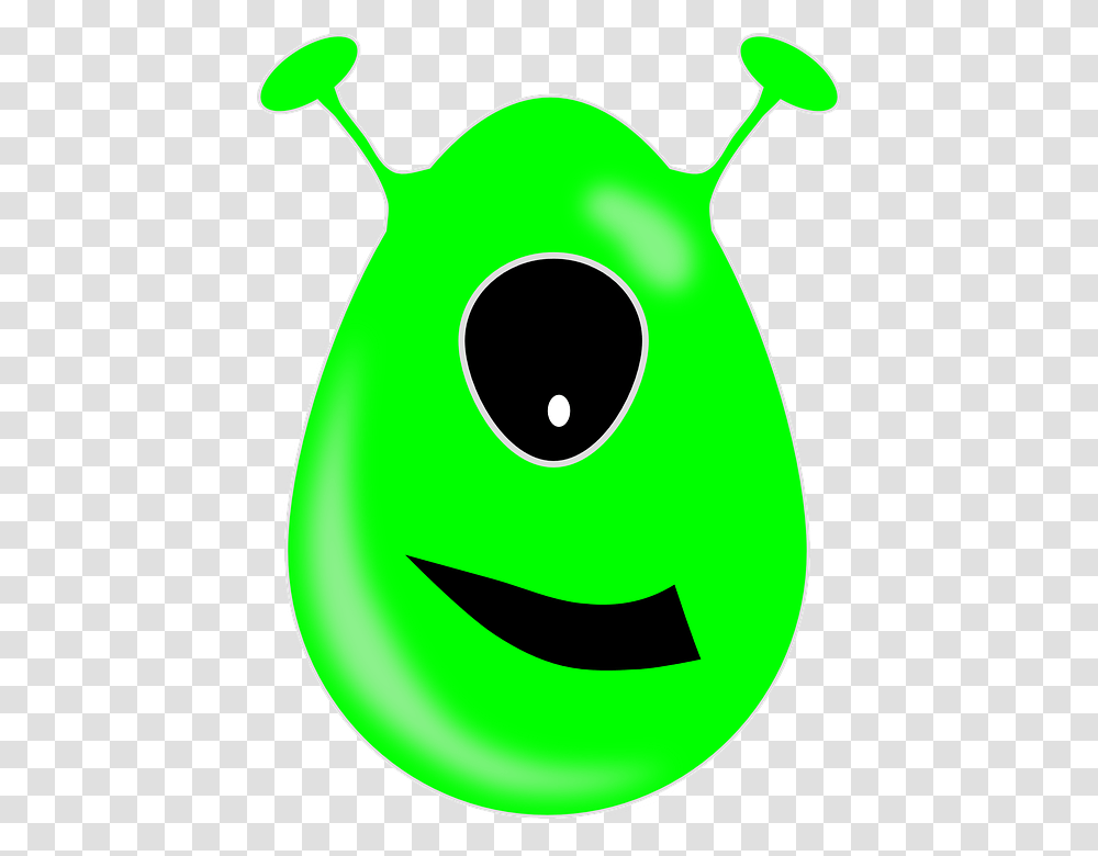 Green Alien With One Eye, Food, Jar Transparent Png