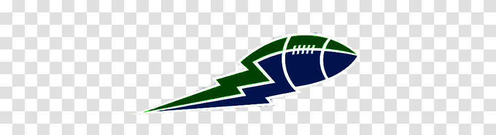 Green And Blue Football Lightning Bolt Free Images, Logo, Airliner, Airplane Transparent Png