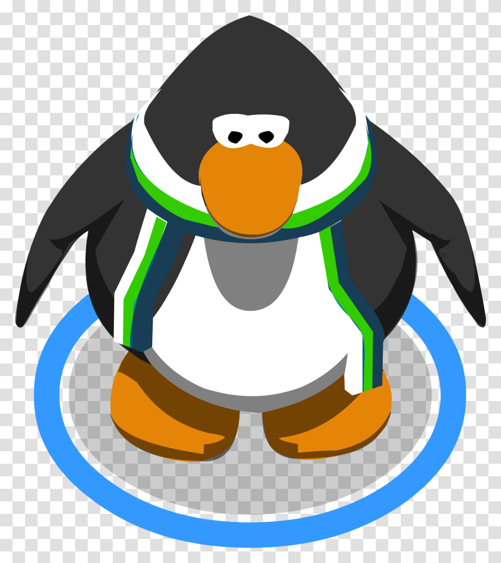 Green And Blue Scarf Ig Club Penguin Penguin Sprite, Bird, Animal, King Penguin Transparent Png