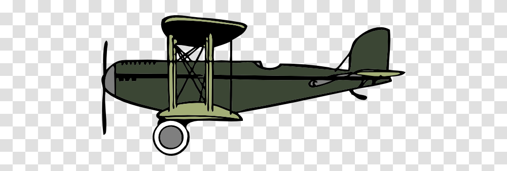 Green And Grey Biplane Large Size, Vehicle, Transportation, Aircraft, Airplane Transparent Png