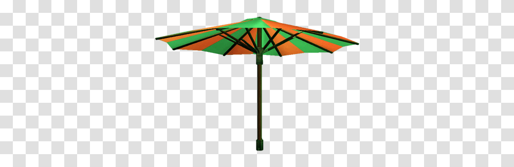 Green And Orange Parasol, Patio Umbrella, Garden Umbrella, Canopy Transparent Png