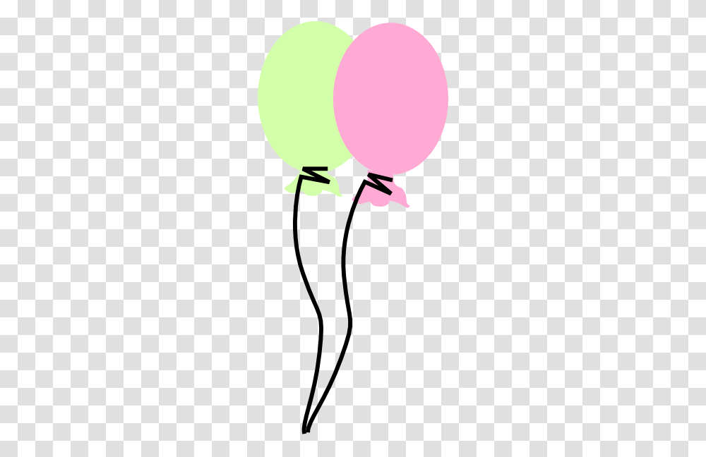Green And Pink Balloon Clip Art, Bow, Rattle Transparent Png