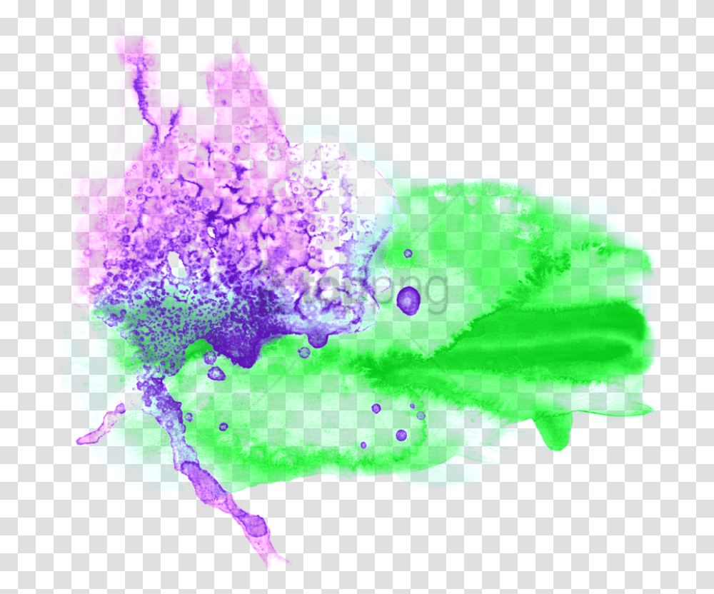 Green And Purple Splash Background, Light, Plot Transparent Png