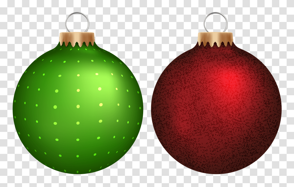 Green And Red Christmas Balls Clip Background Christmas Ornaments Clipart Transparent Png
