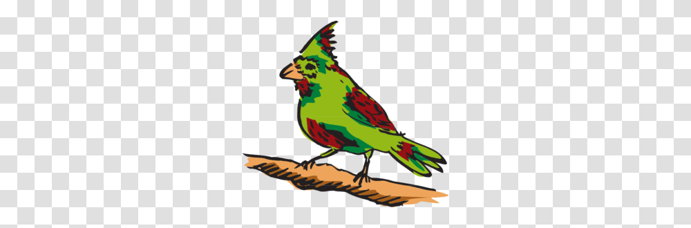 Green And Red Perched Bird Clip Art, Animal, Parrot, Macaw, Parakeet Transparent Png