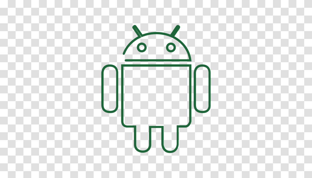 Green Android Line Icon, Gas Pump, Machine Transparent Png