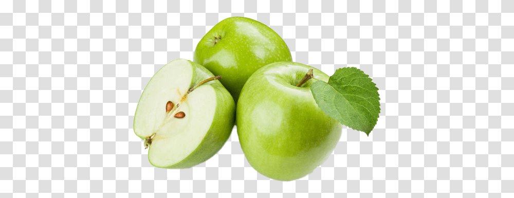 Green Apple Background, Plant, Fruit, Food, Tennis Ball Transparent Png