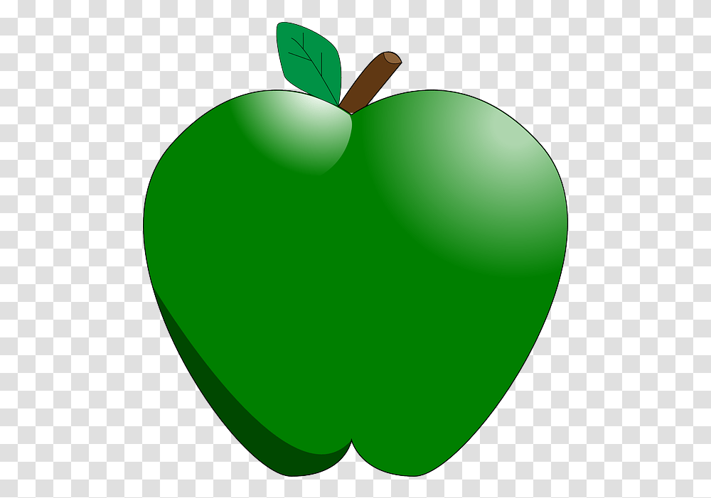 Green Apple Clipart Cartoon Apple Background Cartoon Apple, Plant, Balloon, Fruit, Food Transparent Png