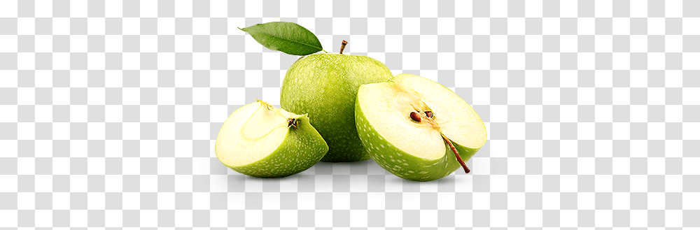 Green Apple Core Of A Fruit, Tennis Ball, Sport, Sports, Plant Transparent Png