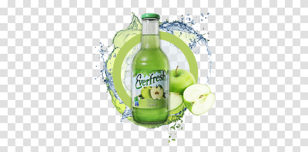 Green Apple Everfresh Juice Everfresh Juice 24 Oz, Beverage, Drink, Soda, Plant Transparent Png