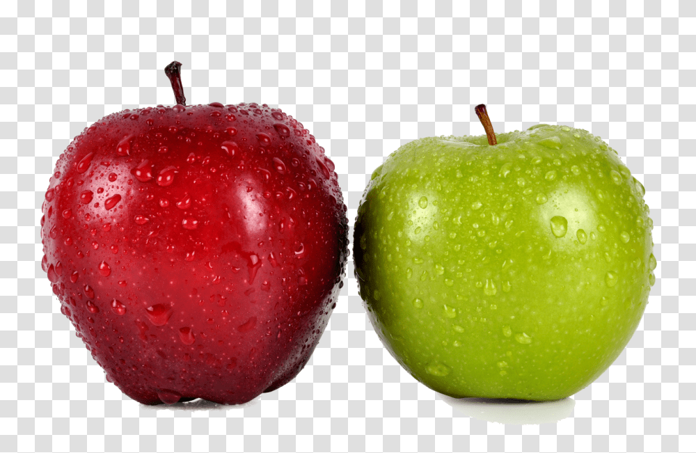 Green Apple Green And Red Apple, Plant, Fruit, Food Transparent Png