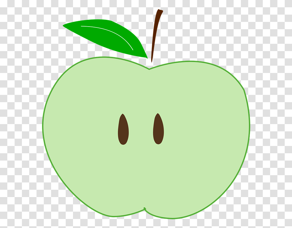Green Apple Slice Clip Art, Plant, Fruit, Food Transparent Png