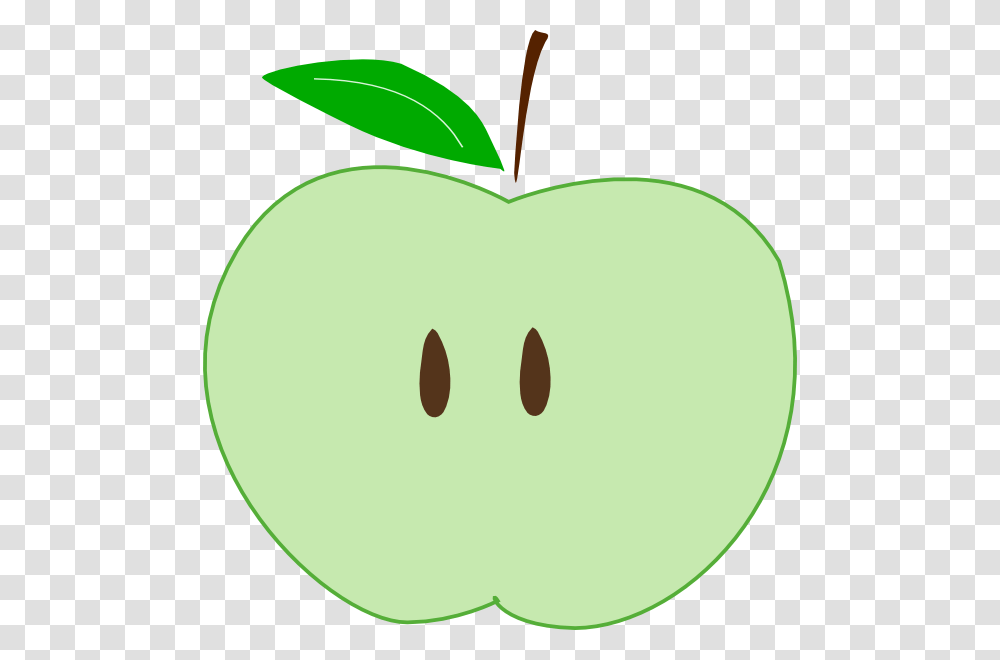 Green Apple Slice Clip Art, Plant, Tennis Ball, Sport, Sports Transparent Png