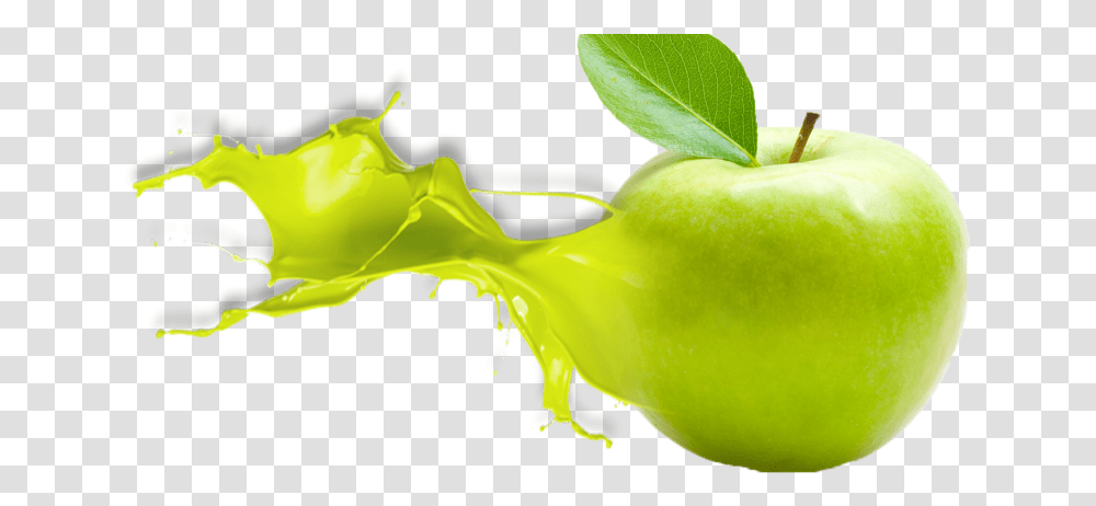 Green Apple Splash Green Apple Splash, Plant, Leaf, Fruit, Food Transparent Png