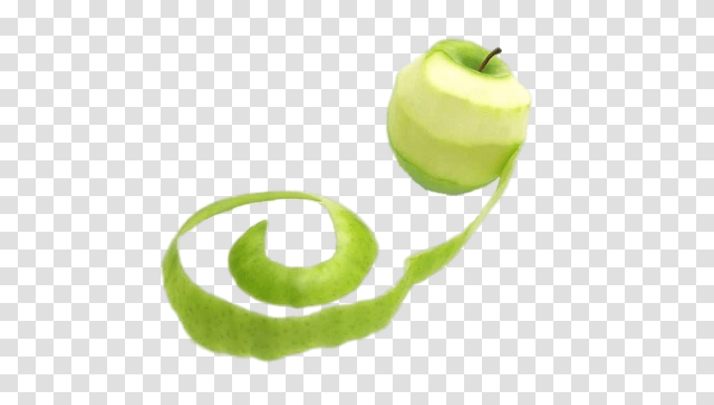 Green Apple With Long Peel, Tennis Ball, Sport, Sports Transparent Png